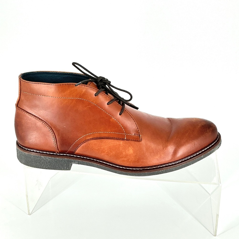 Blake McKay Alder Mens Tan‎ Brown Leather Chukka Desert Boots Size 12 Lace Up